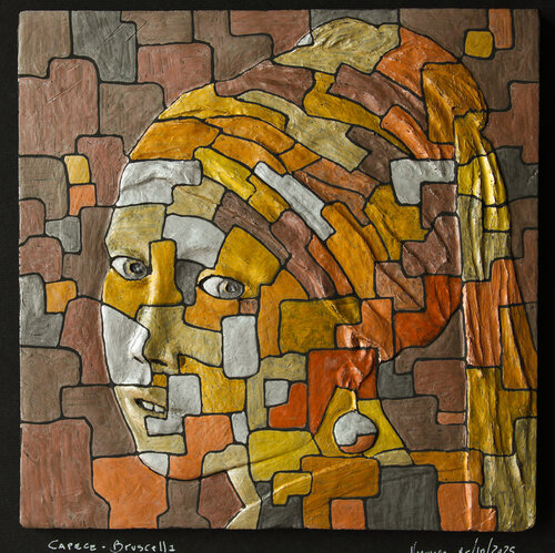 Omaggio a Vermeer - 25-10-2025 de Nunzio Capece, Escultura a la venta en Singulart