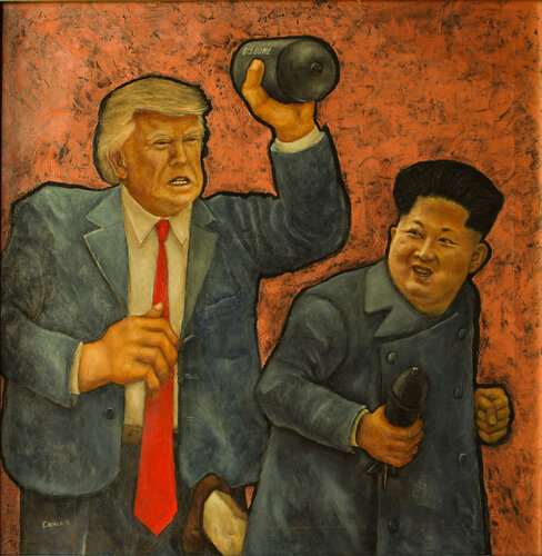 Fire & Fury di Nunzio Capece, Pittura in vendita su Singulart