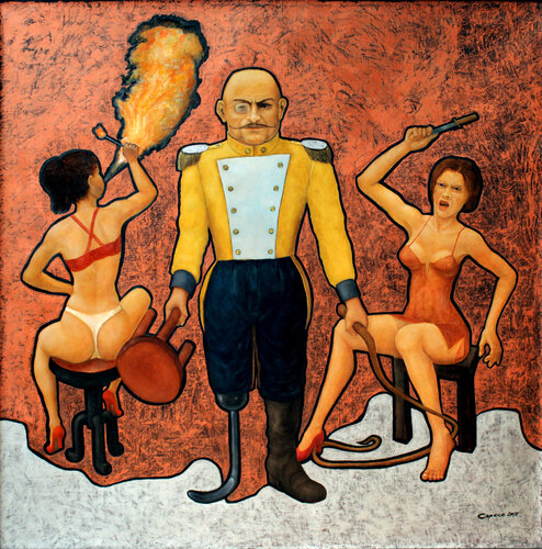 IL DOMATORE von Nunzio Capece, Malerei kaufen auf Singulart