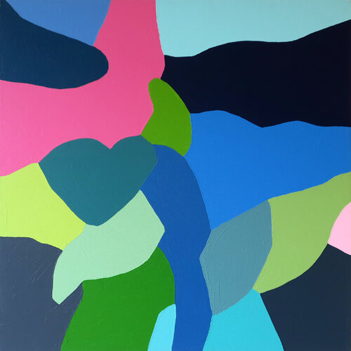 DANSE CHROMATIQUE di Morgan LE RUYET, Pittura in vendita su Singulart