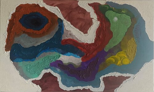 Manifesto dei Quattro  Elementi van Pio Luigi Cecchini, Schilderij te koop op Singulart