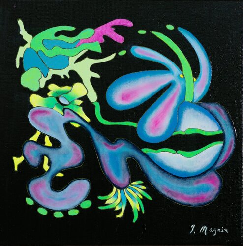 Poulpi van Isabelle MAGNIN, Schilderij te koop op Singulart