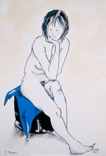 Belle Amie van Isabelle MAGNIN, Schilderij te koop op Singulart