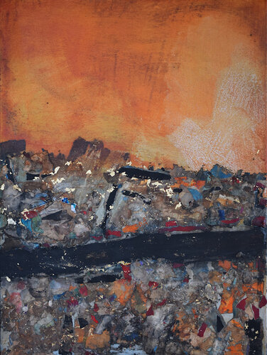 Atacama Desert 1: Sunset, Chile par Robin Richmond, Peinture en vente sur Singulart