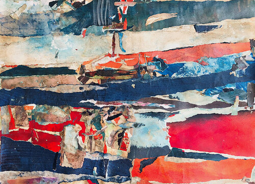 From a Distance, Red Tide, Amagansett, New York von Robin Richmond, Malerei kaufen auf Singulart