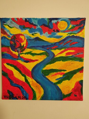 "Dancing colors" von Maja Vukušić, Malerei kaufen auf Singulart