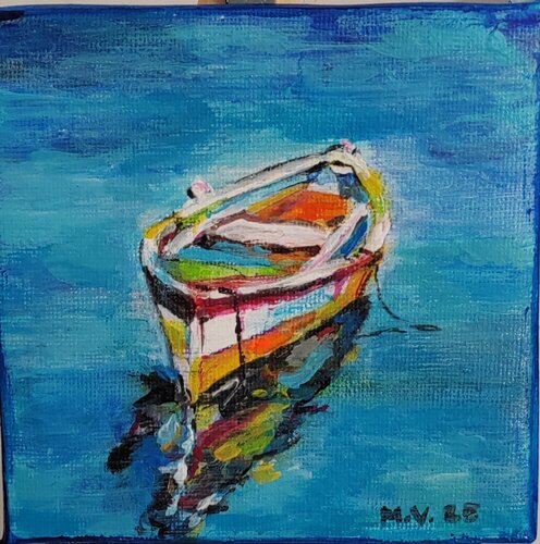 Boat van Maja Vukušić, Schilderij te koop op Singulart
