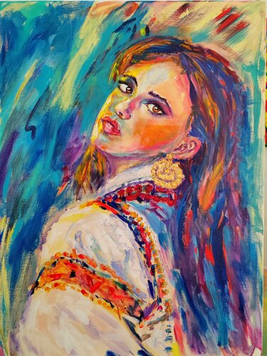 She Knows di Maja Vukušić, Pittura in vendita su Singulart