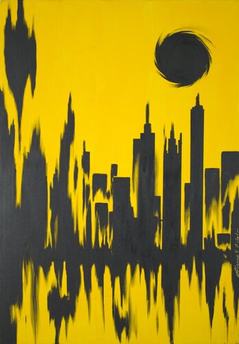 city in desert von Alexey Filatov, Malerei kaufen auf Singulart