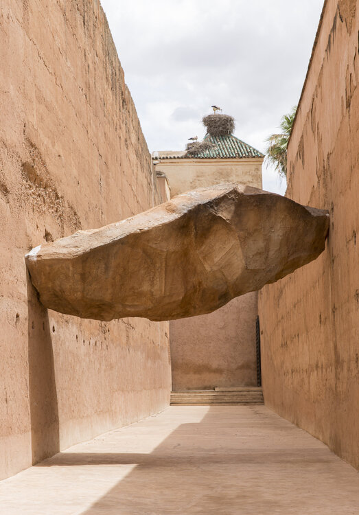 Impossible balancing act, Morocco, Marrakesh Cosmo Condina