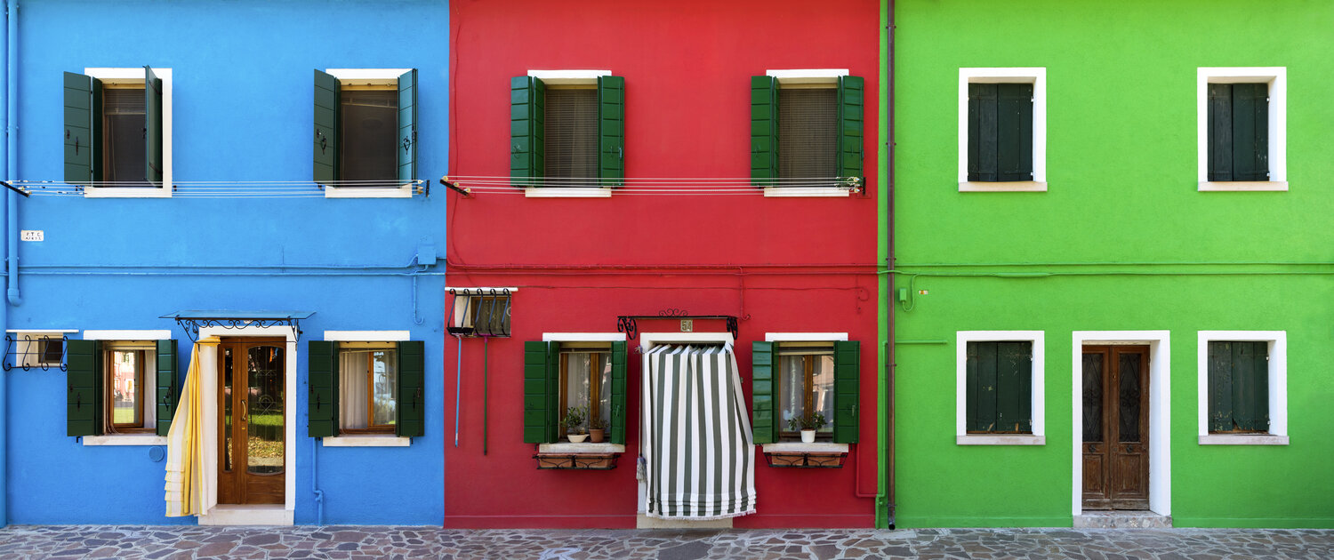 Venice, Blue/Red/Green Cosmo Condina Photography for sale