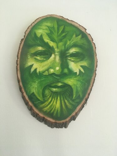 Green Man of Glengarra van Adam S Doyle, Schilderij te koop op Singulart