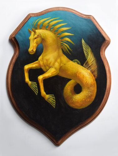 Hippocampus van Adam S Doyle, Schilderij te koop op Singulart
