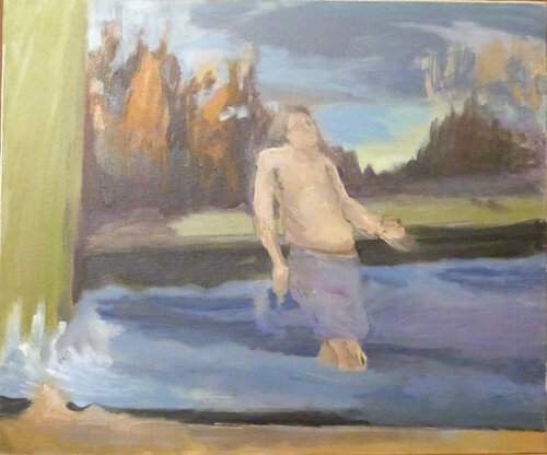 La baignade van Sandra Bianciardi, Schilderij te koop op Singulart