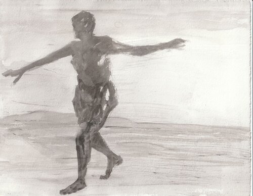 Chercher l"équilibre von Sandra Bianciardi, Werk auf Papier kaufen auf Singulart