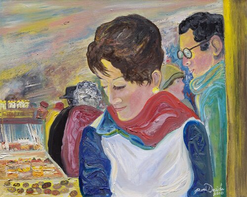 French Pastry by Paul Davids, Painting for Sale on Singulart