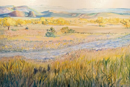 On the Road to Taos by Paul Davids, Painting for Sale on Singulart