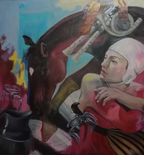 La verità è bella, la felicità è meglio by sabrina BONETTA, Painting for Sale on Singulart
