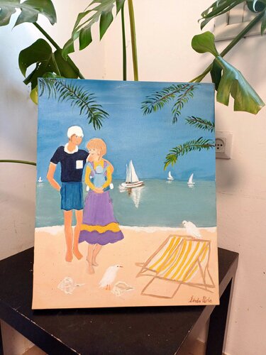 Together di Linda Maarek, Pittura in vendita su Singulart