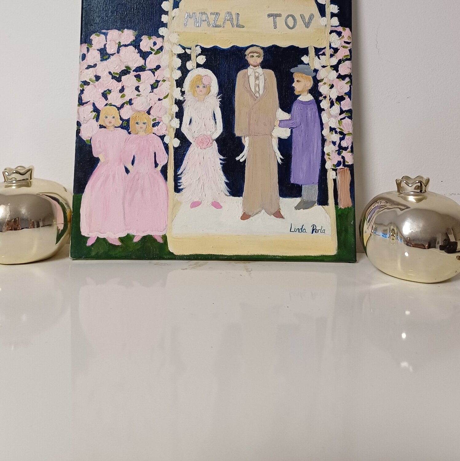 Wedding day Linda Maarek