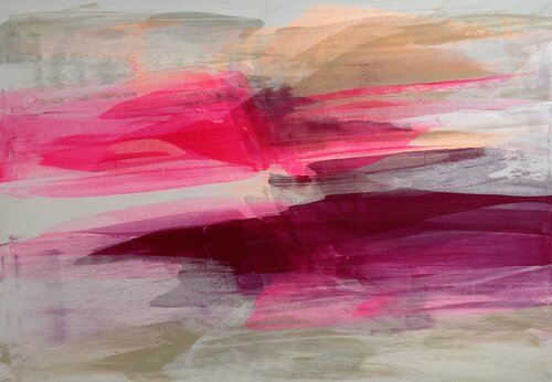 Farbmuse Pink van martina pajdlhauser / arttelling, Schilderij te koop op Singulart