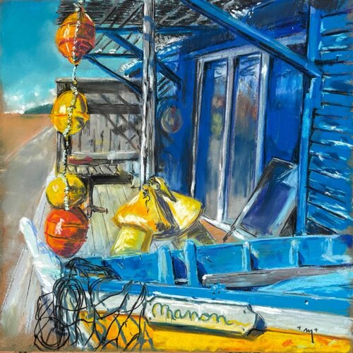 Les bouées gourmandes von Manon Spina, Malerei kaufen auf Singulart