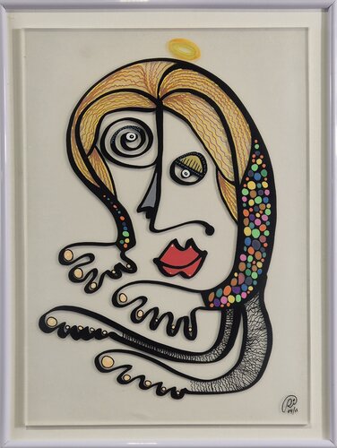 Ángel irreverente van Ricardo Torres Martín, Schilderij te koop op Singulart