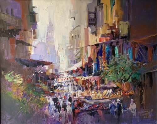 Abstract Khan by Mansour Ahmed, Painting for Sale on Singulart