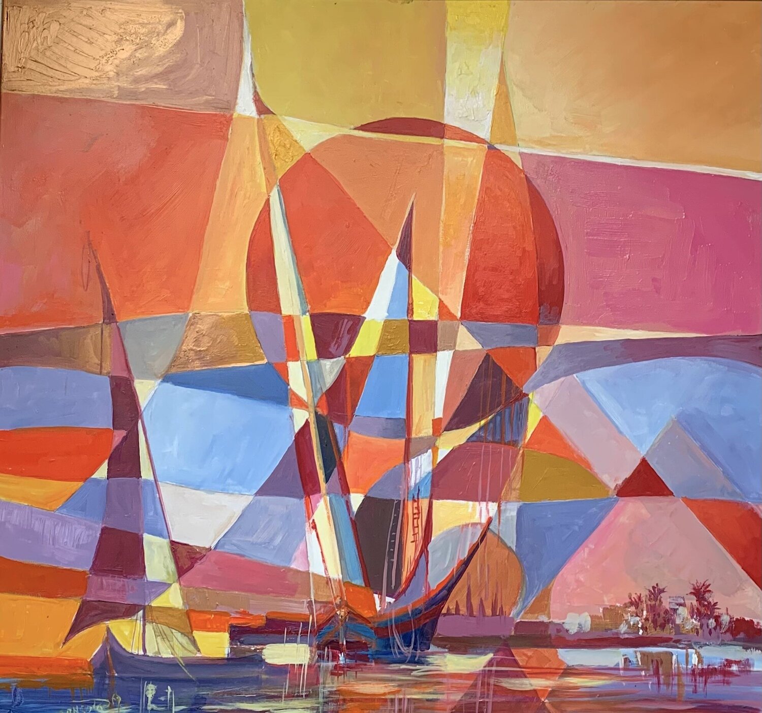 Modern Art Feluccas Mansour Ahmed