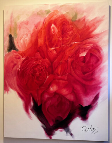 Pétalos de Cielo Rincon, Pintura a la venta en Singulart