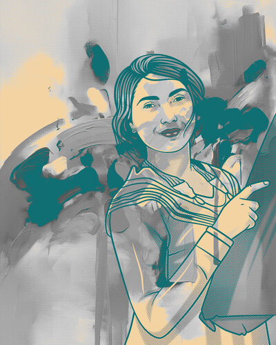 Pointing Toward the Quiet Light par ABDULLA YASIR, Digital en vente sur Singulart