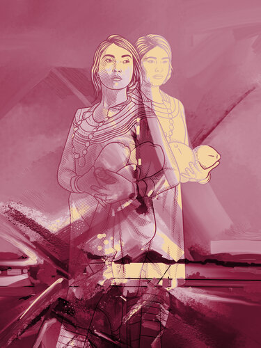 Keepers of the Red Harvest di ABDULLA YASIR, Digitale in vendita su Singulart