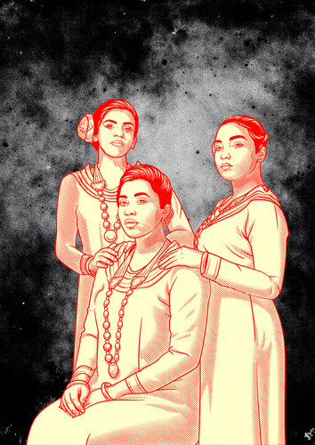 The Red Gathering by ABDULLA YASIR, Digital for Sale on Singulart