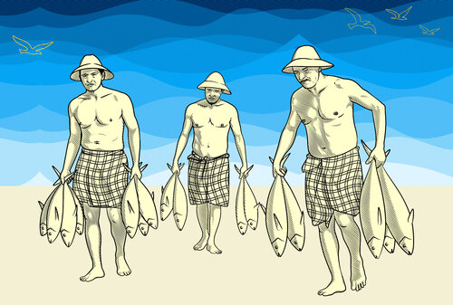 Sun, Salt, and the Walk Back von ABDULLA YASIR, Digital kaufen auf Singulart