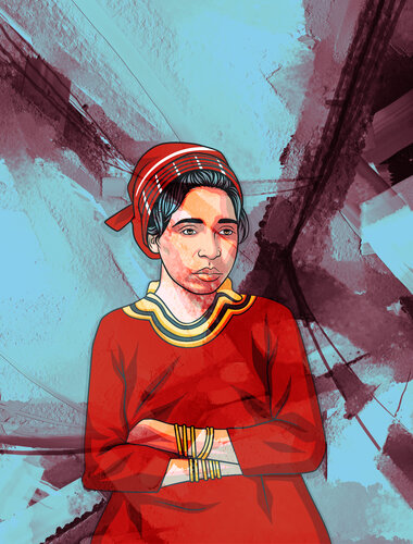 The Girl Who Refused to Disappear par ABDULLA YASIR, Digital en vente sur Singulart
