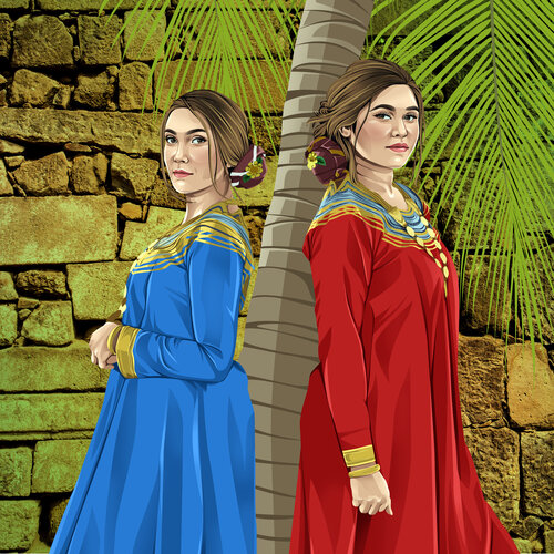 Palm Heirlooms: Twin Reveries of the Maldives van ABDULLA YASIR, Digitaal te koop op Singulart