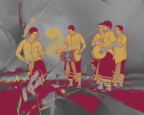 Rhythm in Ember and Shadow von ABDULLA YASIR, Digital kaufen auf Singulart