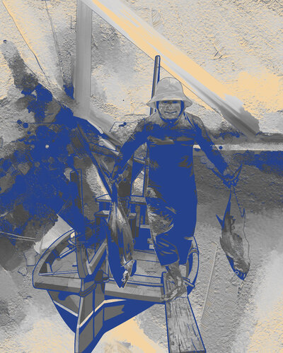 Crossing the Plank: Bearer of the Tide von ABDULLA YASIR, Digital kaufen auf Singulart