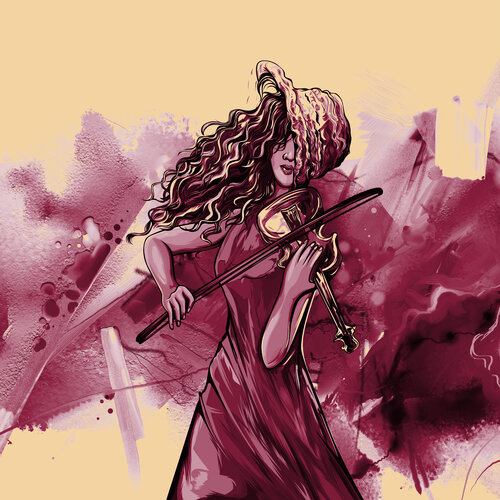 Ochre Aria: A Song Forged in Ember Light di ABDULLA YASIR, Digitale in vendita su Singulart