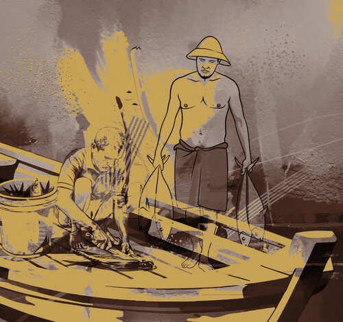 The Weight of the Morning Catch di ABDULLA YASIR, Digitale in vendita su Singulart