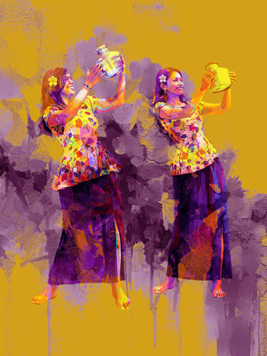 Bandiya: Rhythm Held Against Disappearing Light von ABDULLA YASIR, Druck kaufen auf Singulart