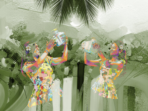 Bandiyaa Duet: The Art of Balance di ABDULLA YASIR, Stampa in vendita su Singulart