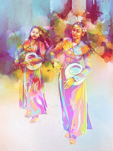 Rhythms of the Water Vessel by ABDULLA YASIR, 版畫 for Sale on Singulart
