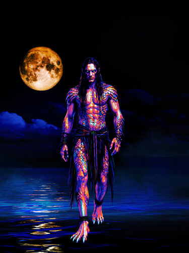 Rannamaari Rising — Maldivian Ocean Demon Reimagined, Devil & Dance (Maldives Memory Series, Book 3) de ABDULLA YASIR, Impresión a la venta en Singulart