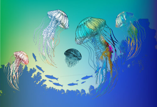 Drift of Luminous Wanderers — Collector’s Curiosity Edition von ABDULLA YASIR, Druck kaufen auf Singulart