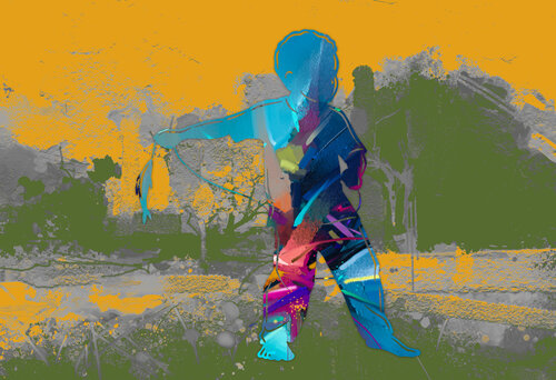 The Apprentice Who Tricked the Lagoon — Before the Fish Even Noticed by ABDULLA YASIR, Digital for Sale on Singulart