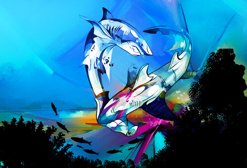 When the Deep Looked Back by ABDULLA YASIR, Digital for Sale on Singulart