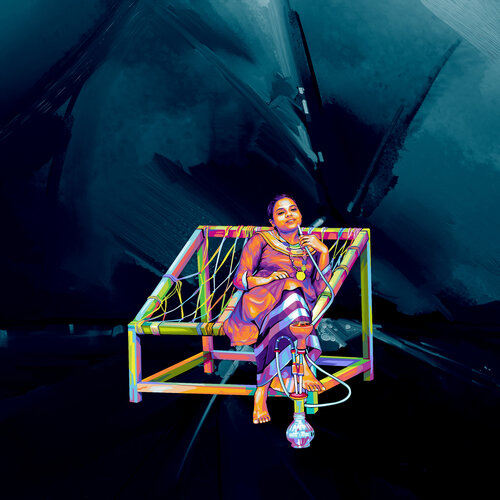 Joali at the Edge of Night by ABDULLA YASIR, Digital for Sale on Singulart