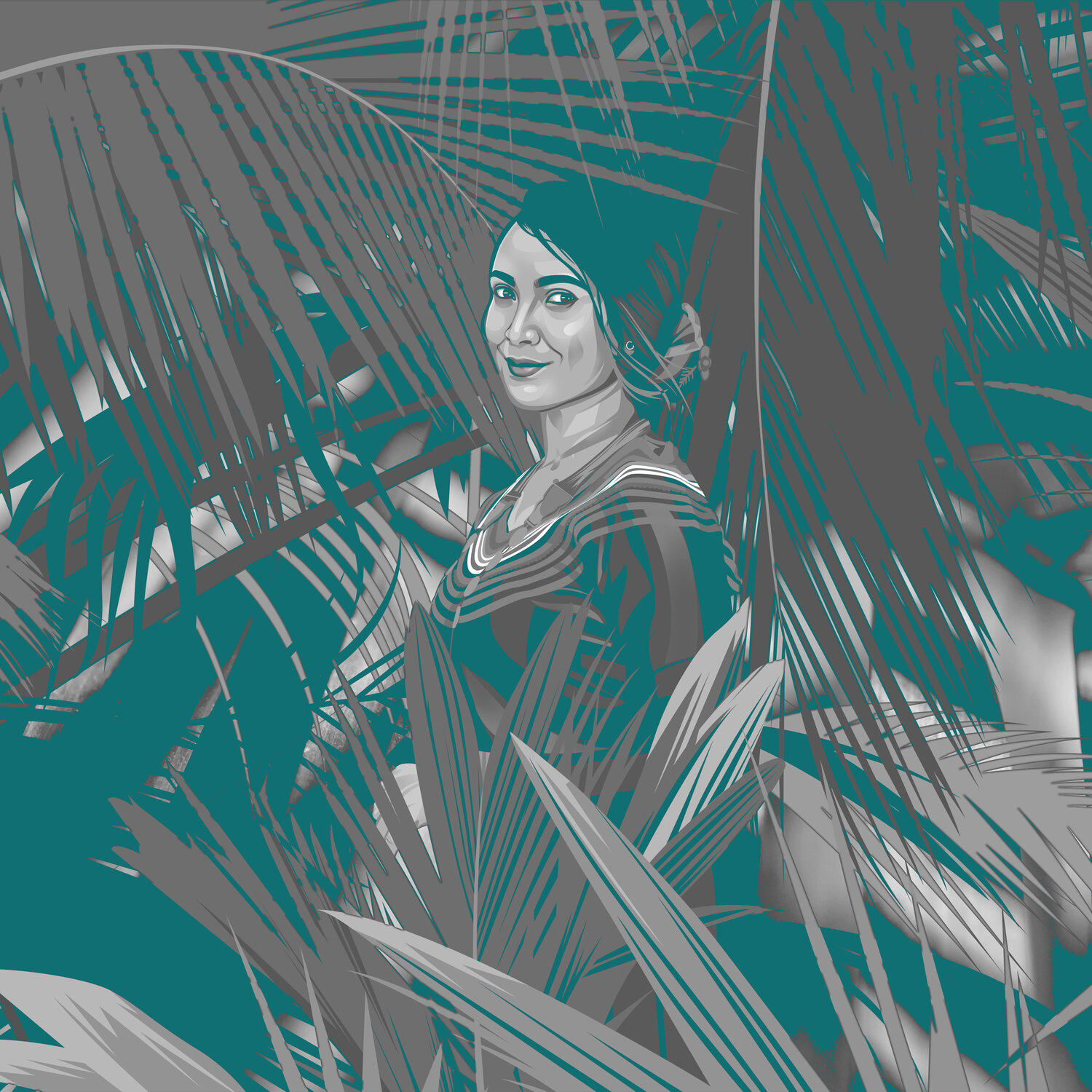 Turquoise Canopy: Keeper of the Quiet Grove ABDULLA YASIR Digital zu verkaufen