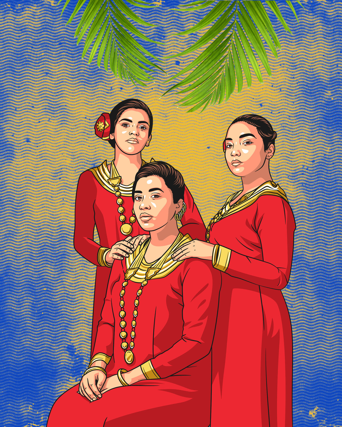 Sisters in Red ABDULLA YASIR